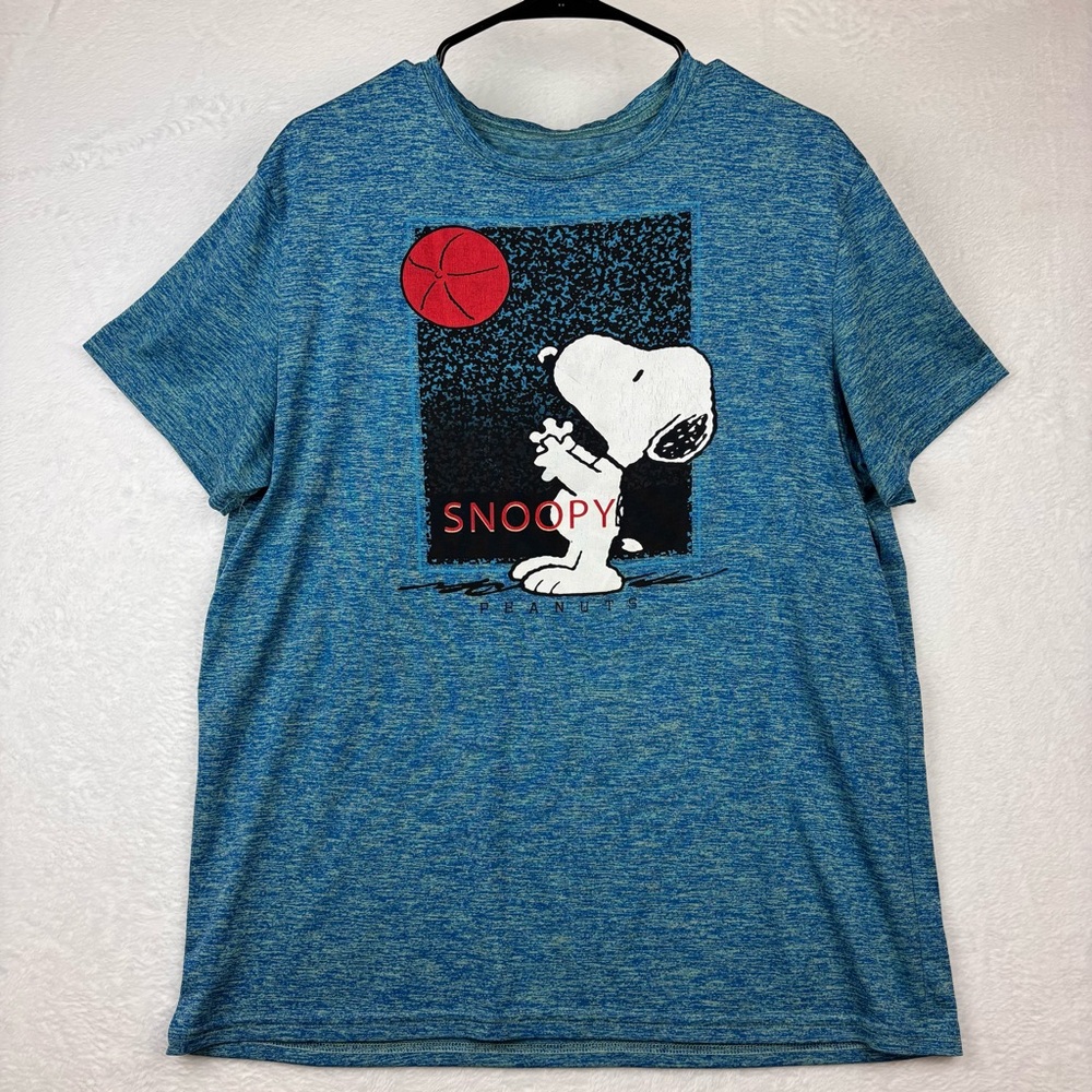 Blue Snoopy Graphic T-Shirt